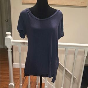 Christian Siriano Deep Blue Short Sleeve Tee